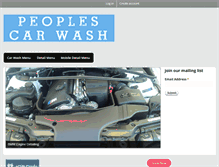 Tablet Screenshot of peoplescarwash.com